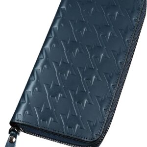 C-FCQNGLLBs5 長財布 メンズ 本革 栃木レザー 千鳥柄 一流の革職人が作る 財布 大容量 YKK ながざいふ 紳士用 サイフ 牛革 上質 ハンドメイド 高級 レザー ギフト プレゼント