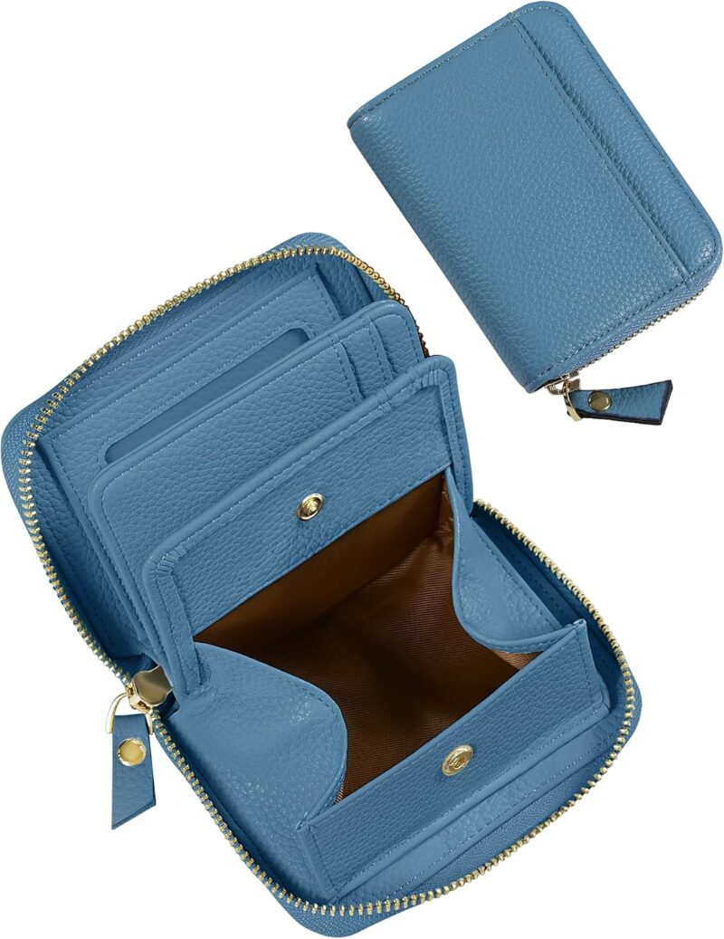 C-KINVLLXQB2 財布 ミニ財布 レディース 二つ折り財布 お札が折れない 大容量 BOX型小銭入れ カード10枚 コンパクト 財布 二つ折り 女性用 かわいい おしゃれ ギフト