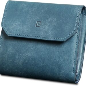 多層ポケ 財布 メンズ 二つ折り財布 本革 プエブロレザー 日本製 コンパクト財布 ミニ財布 小さい財布 紙幣マジック ボックス型小銭入れ カード収納 薄型 軽量 牛革 レザー 男女兼用 キャッシュレス 金運 開運 ギフト プレゼント 父の日